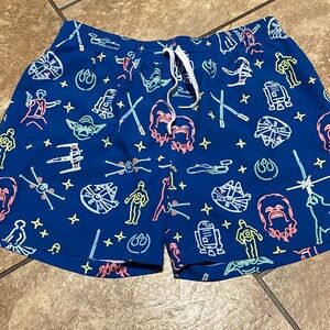 Star Wars Navy Blue Athletic Shorts for Men